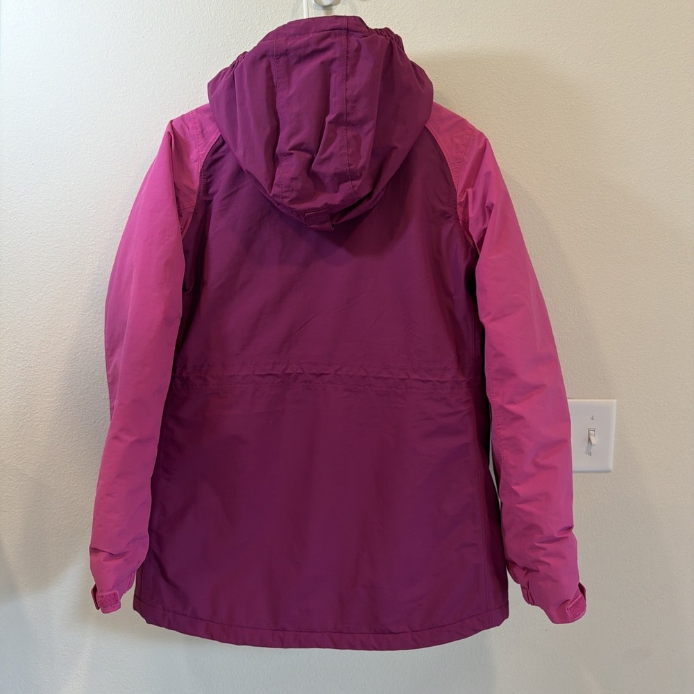 Land's End Squall Pink Waterproof Winter Jacket Parka Kids XXL (18-20) Womens L - Picture 5 of 9